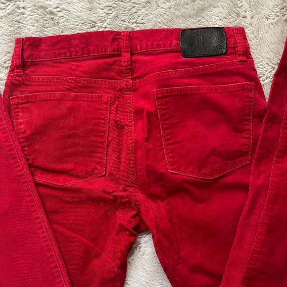 Ralph Lauren green label red corduroy pants bootcut - Picture 4 of 4